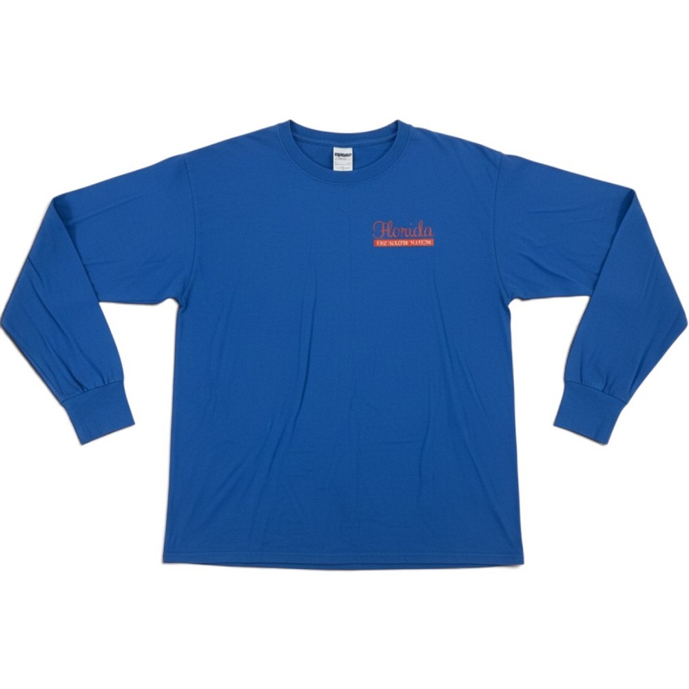 Pressbox Florida Gators Long Sleeve T-Shirt Blue XL The Gator Nation Graphic